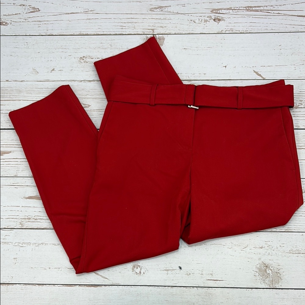 Ann Taylor Red Trousers Vibrant and Versatile